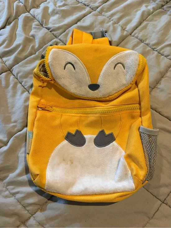 Kids Yellow Fox Backpack by