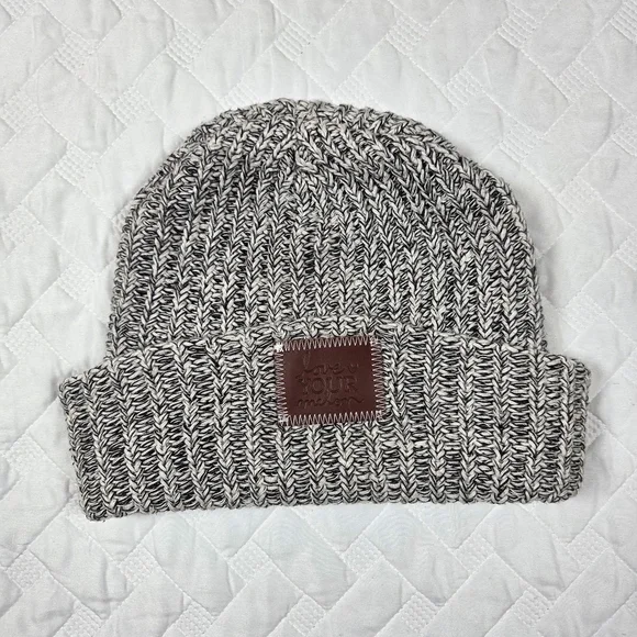 LOVE YOUR MELON GREY BEANIE HAT WINTER HAT