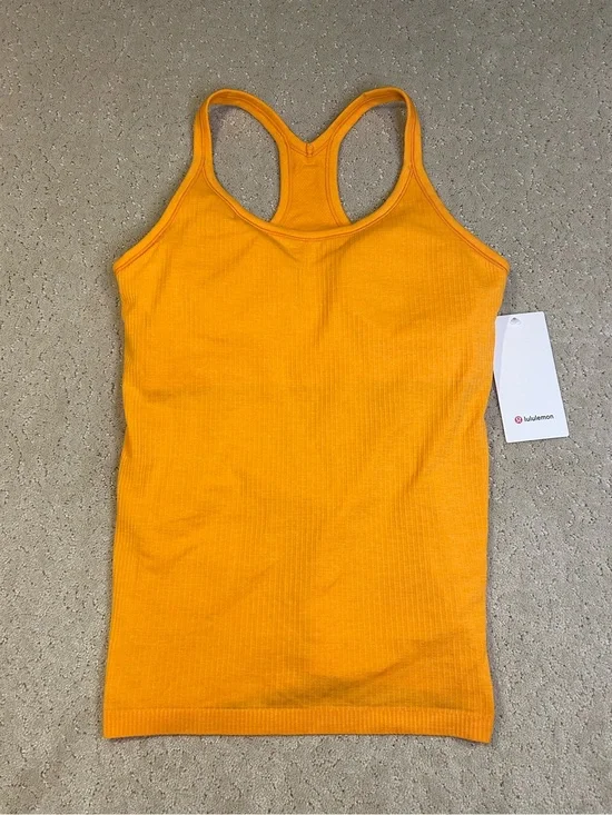 NWT Lululemon Ebb to Street Tank Top Citrus Sizzle - Size 10