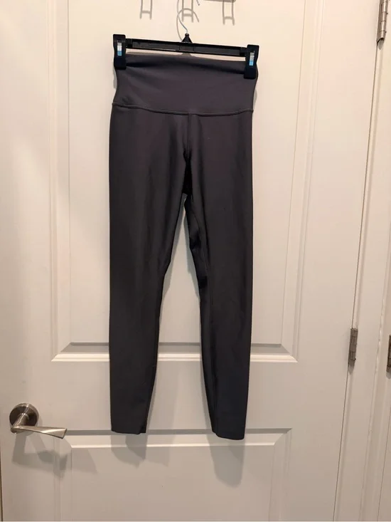 Alo Yoga High-Waisted Leggings Charcoal Gray Size S