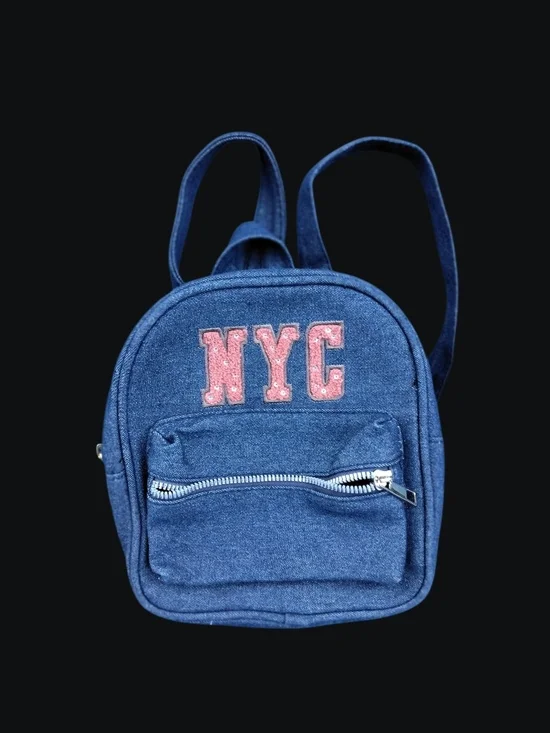 Blue NYC Kids Mini Backpack