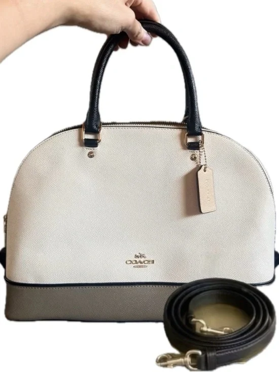 Coach Sierra Mini Satchel leather handbag (F57502) MSRP $425 after market strap