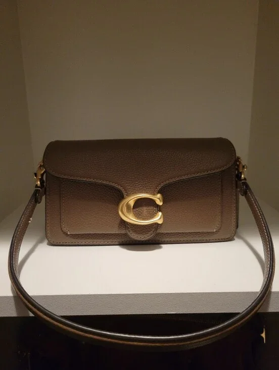 Coach Tabby Shoulder Bag 20 Dark Stone Leather CY201