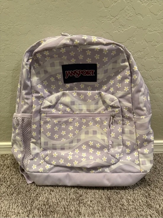 Jansport Lavender Daisy Print Kids Backpack