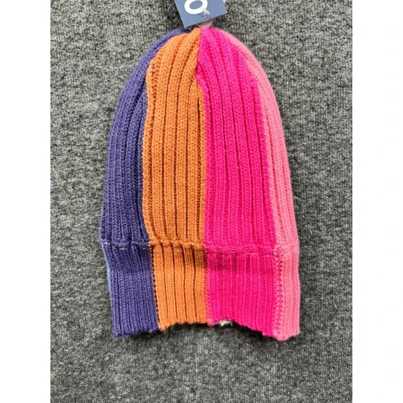 OshKosh Beanie Toddler 2T/4T Multi-Color Ribbed‎ Fleece Lined Winter Hat