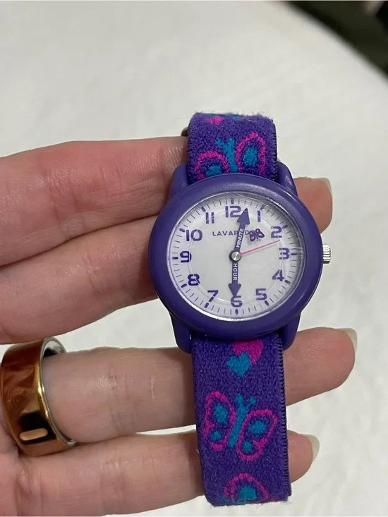Lavaredo Kids Elastic Watch Working Condition - Butterfly Moves With Hand