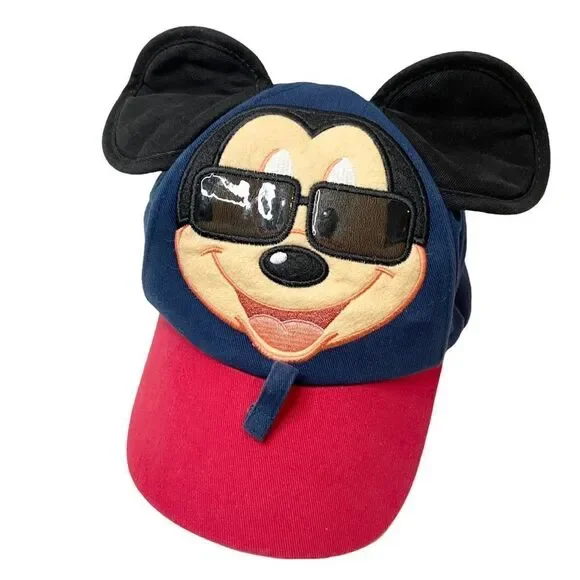 Disney Mickey Mouse Hat with Sunglasses Holder in Size Toddler