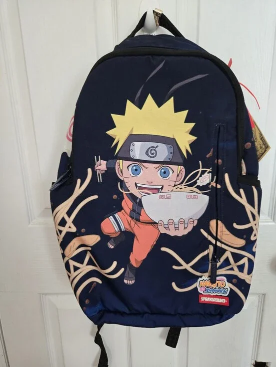 Sprayground Navy Blue Naruto Ramen Kids Backpack
