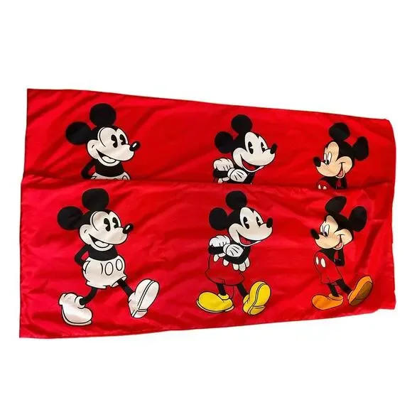 Disney Mickey Mouse Pillowcases Set Red Jay Franco Kids Bedding Sham 20x52