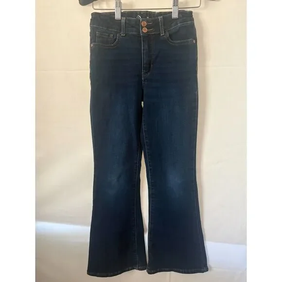 Jordache Flare Jeans Size 10 Dark Enzyme