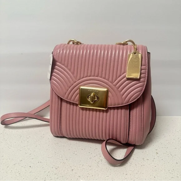 COACH CASSIDY BACKPACK WITH CHARM NWT