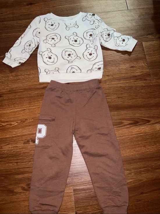 Disney Brown Kids Sweatpants Joggers