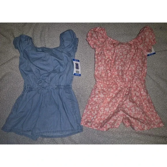 2 Girls Rompers 10/12