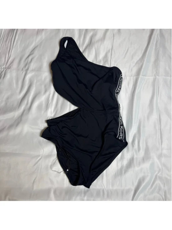 Women's Michael Kors One-Piece Swimsuit Black White Size 12