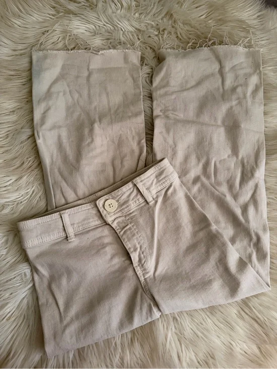 ZARA Girls Casual Beige Pants