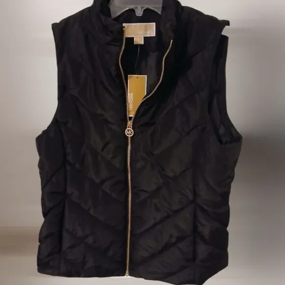Michael Kors Women’s Black Puffer Vest!
