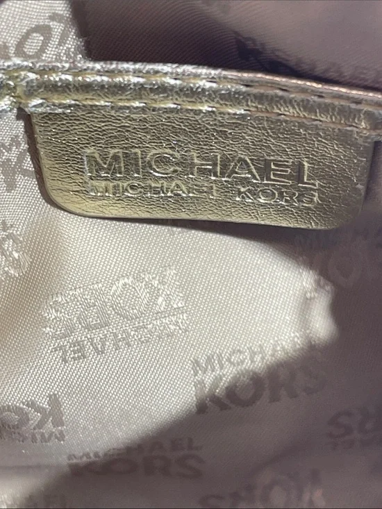 Michael Kors Metallic Gold MAKEUP Bag