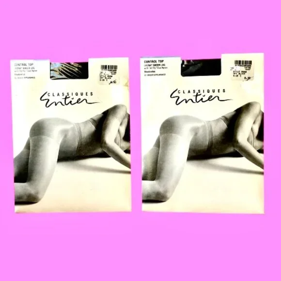 Classiques Entier Hosiery Control Top Pantyhose OFF BLACK Size C