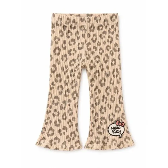 Girl's Hello Kitty Cheetah Bell Bottoms