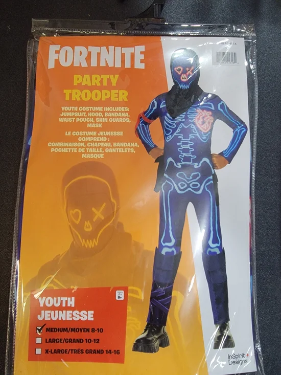 Party Trooper Youth Costume - Blue & Black