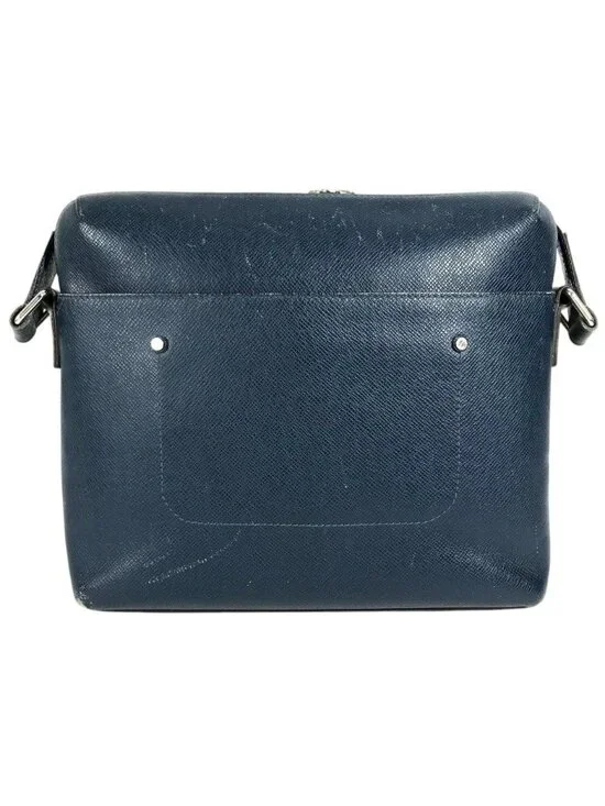 Louis Vuitton Shoulder Bag Grigori Messenger PM Taiga Leather Navy