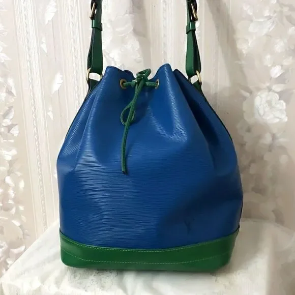 Louis Vuitton Noe MM Epi Leather Bucket bag Colorblock EUC