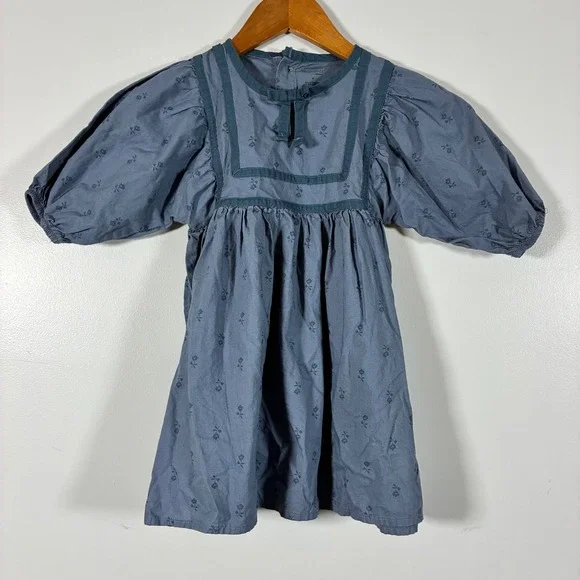 Modern Moments Gerber Dress 4T Puff Sleeve Cottage Cotton Prairie Boho Floral
