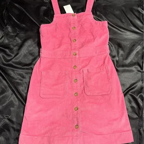 Crewcuts nwt pink corduroy dress