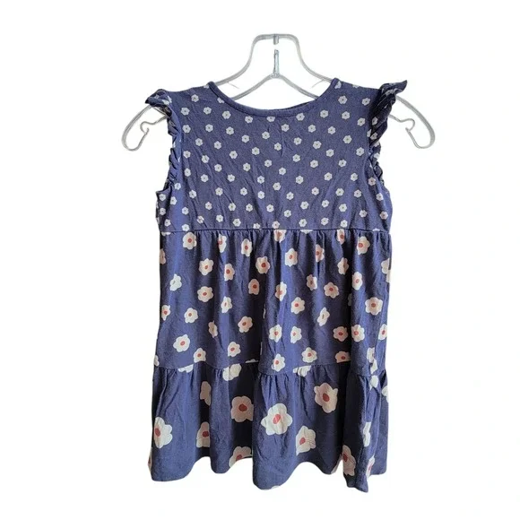 Mini Boden Flower Dress 122 6-7 Years