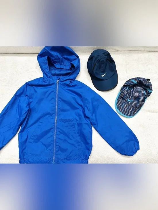 Boys Set Jacket & Nike Caps Size 7/8 Years Excellent Condition