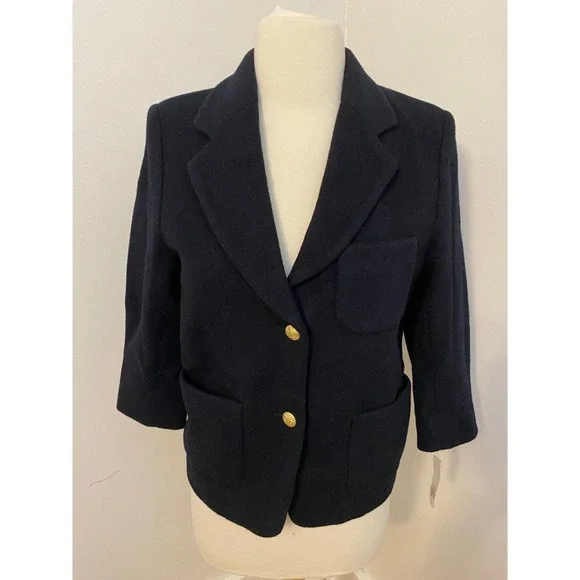 Vintage 1990s Talbots‎ Kids Wool Blazer