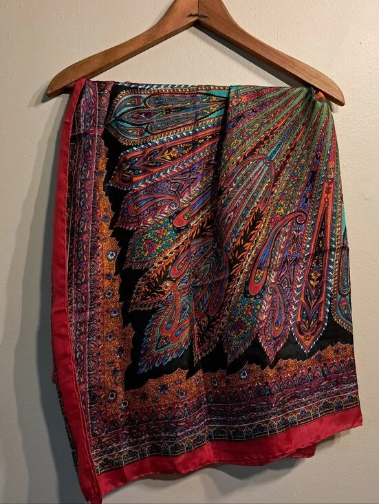 Women’s Multi-Color Silk Scarf
