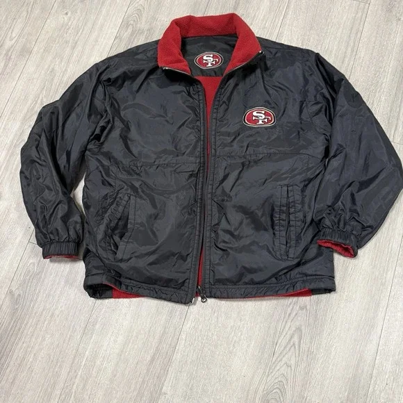 Vintage 90s San Fransisco 49ers Pro Player Reversible Kids LG 14-16 (women sm)