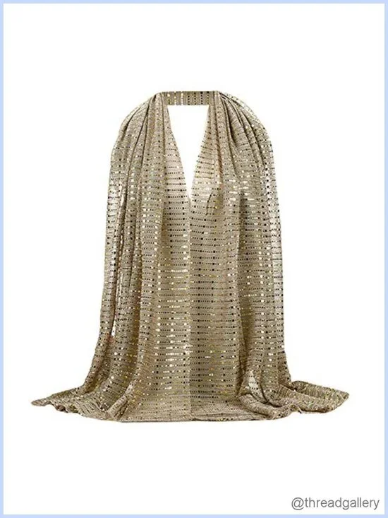 Lightweight Polyester Fashion Scarf Shawl Wrap Hijab Long Scarf