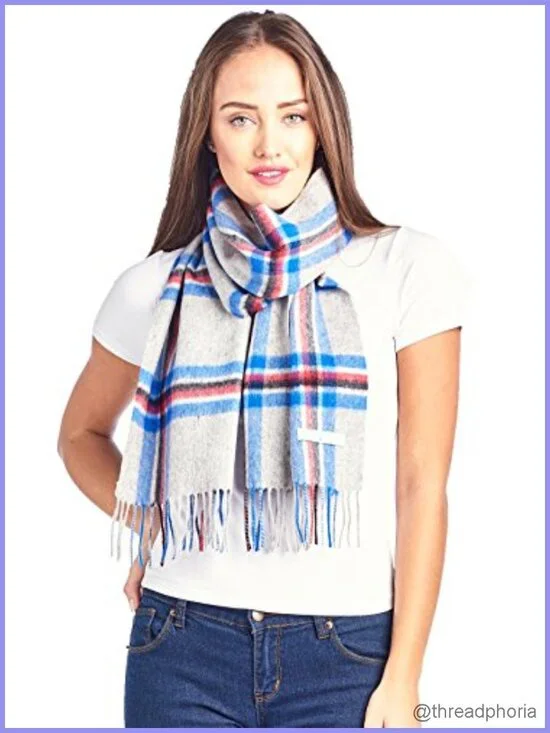 100% Lambswool Pashmina Scarf Wrap Unisex