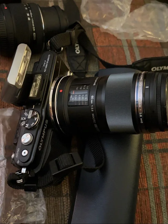 Olympus PEN Lite E-PL5 mirrorless digital camera bundle