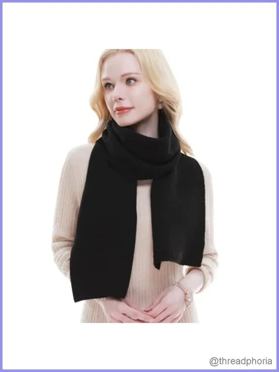 Women's Winter Knit Scarf Soft Cozy Warm Accessory
