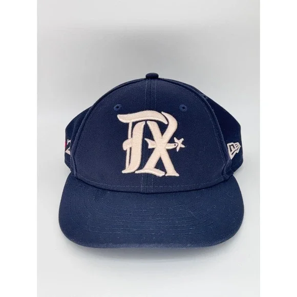 New Era Texas Rangers 59FIFTY Fitted Hat 7 1/8 Navy Blue MLB Cap TX Logo