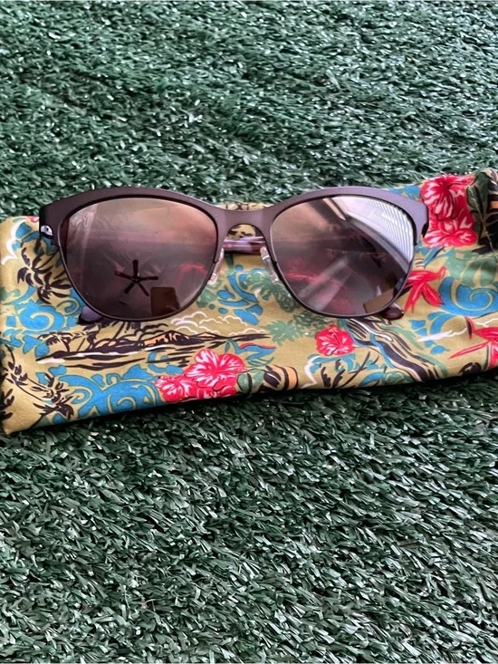 Maui Jim Popoki MJ729-02S Purple Tortoise Polarized Sunglasses 54-18-135 Italy