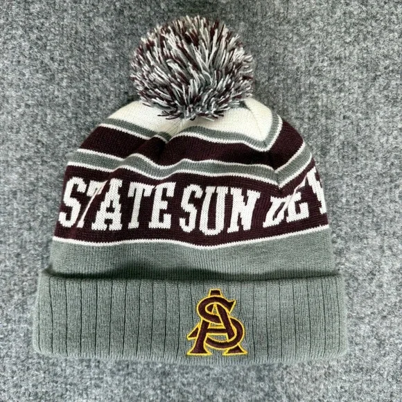 Arizona State Sun Devils Beanie‎ Pom Knit Hat OSFA College Football