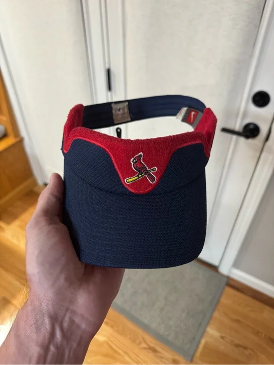 Vintage St.Louis Cardinals Visor Nike Team Terry Cloth NWOT Unisex Stretch