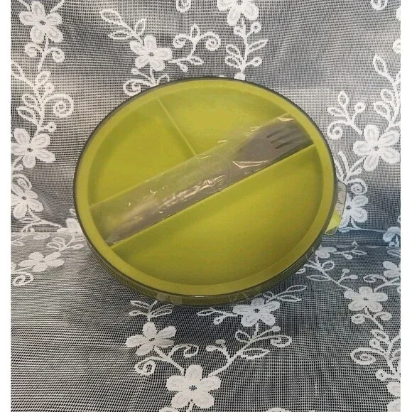 Pampered Chef Salad Cutting Bowl Set with Packaged utensils