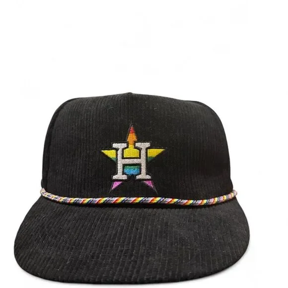 Mlb Men's Astros Black Hat