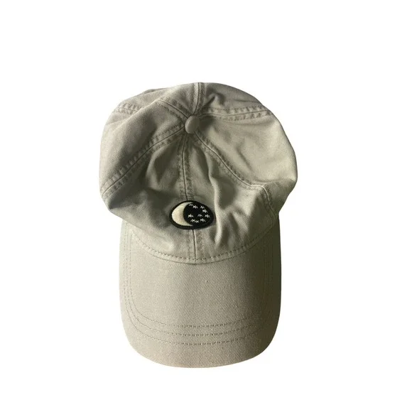 American Eagle Outfitters Khaki Baseball Cap Adjustable Cotton Hat‎ AEO Logo