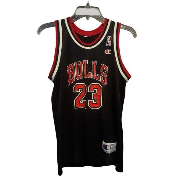 Vintage 90s Champion Chicago Bulls Michael Jordan Jersey Youth Large 14-16