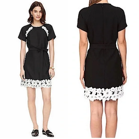 Kate Spade Crepe Floral Shift Dress | Size 10 NWT