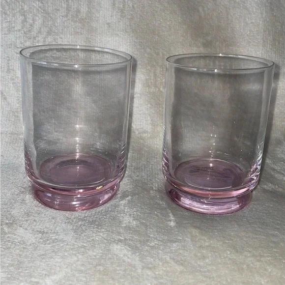 Kate Spade Charles Lane Blush Whiskey Glasses