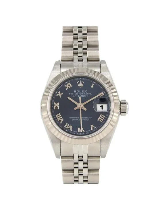 Rolex Datejust Stainless Steel White Gold Automatic Watch