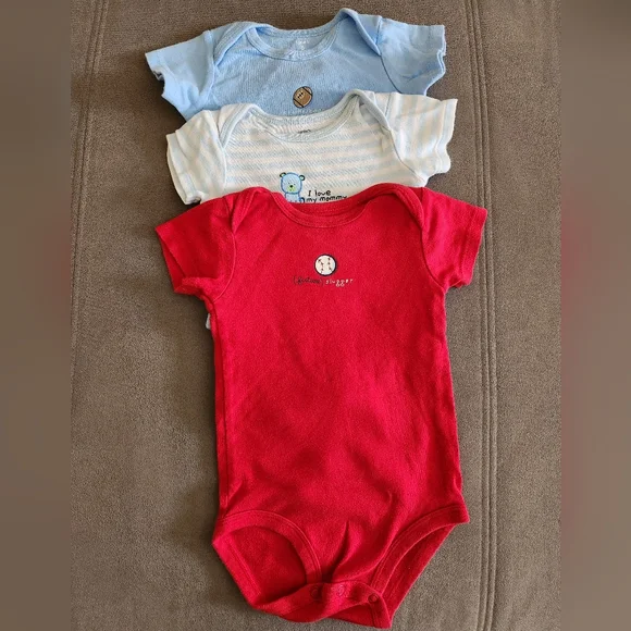 Carter's Baby 3-Pack Short-Sleeve Bodysuits - 6 Months