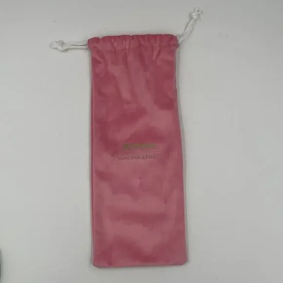LoveShackFancy Velvet Rosa Beaux Pink Stanley Slim Bottle Pouch Dust Bag